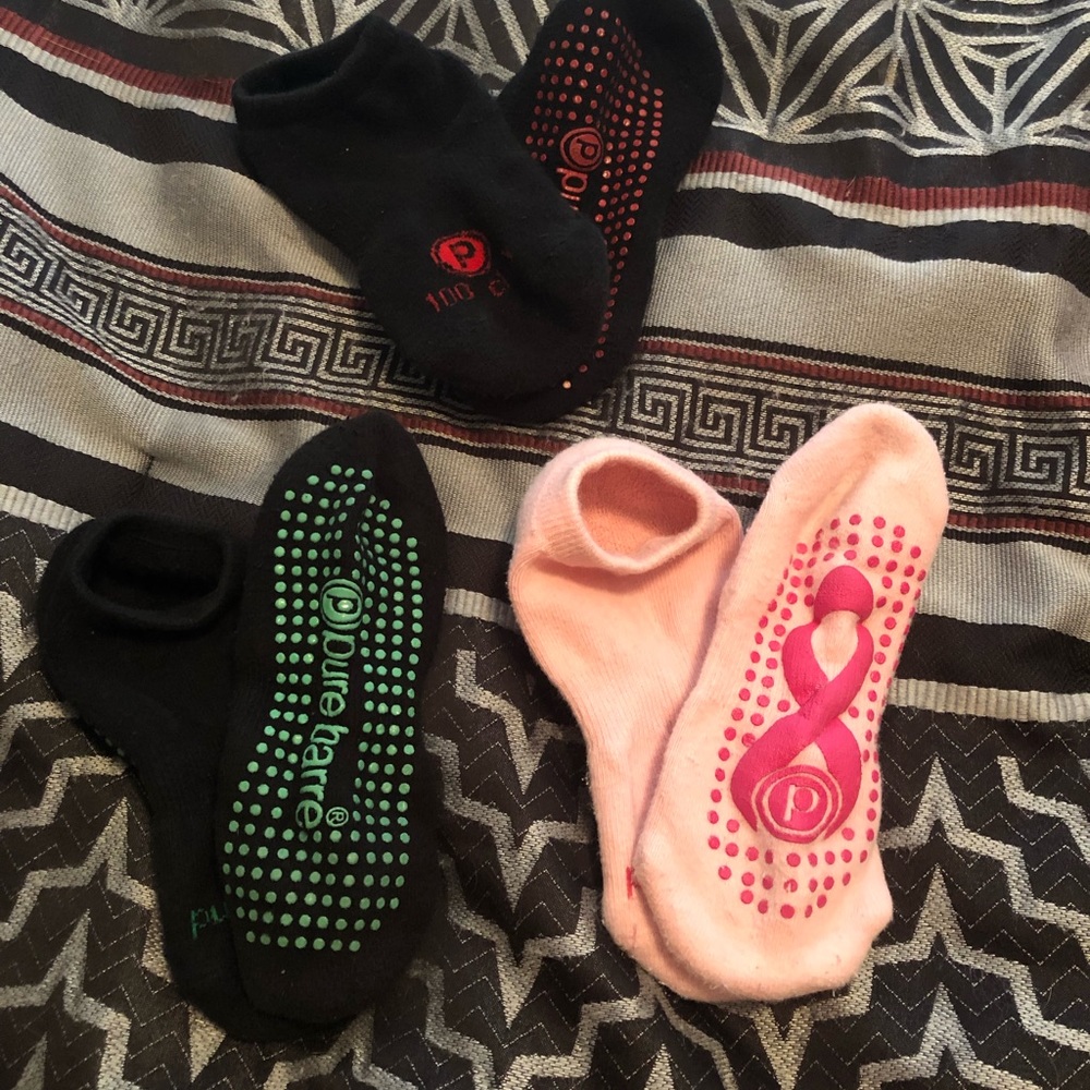 Pure Barre Socks Lot